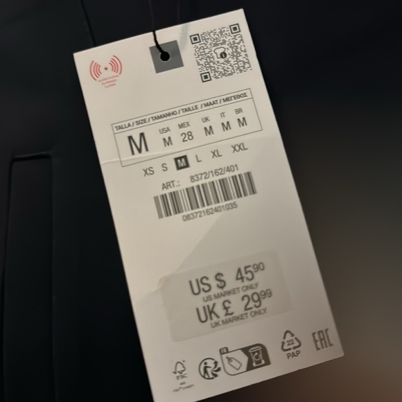 New Zara PANTS‎ WITH A HIGH WAIST - Picture 11 of 11